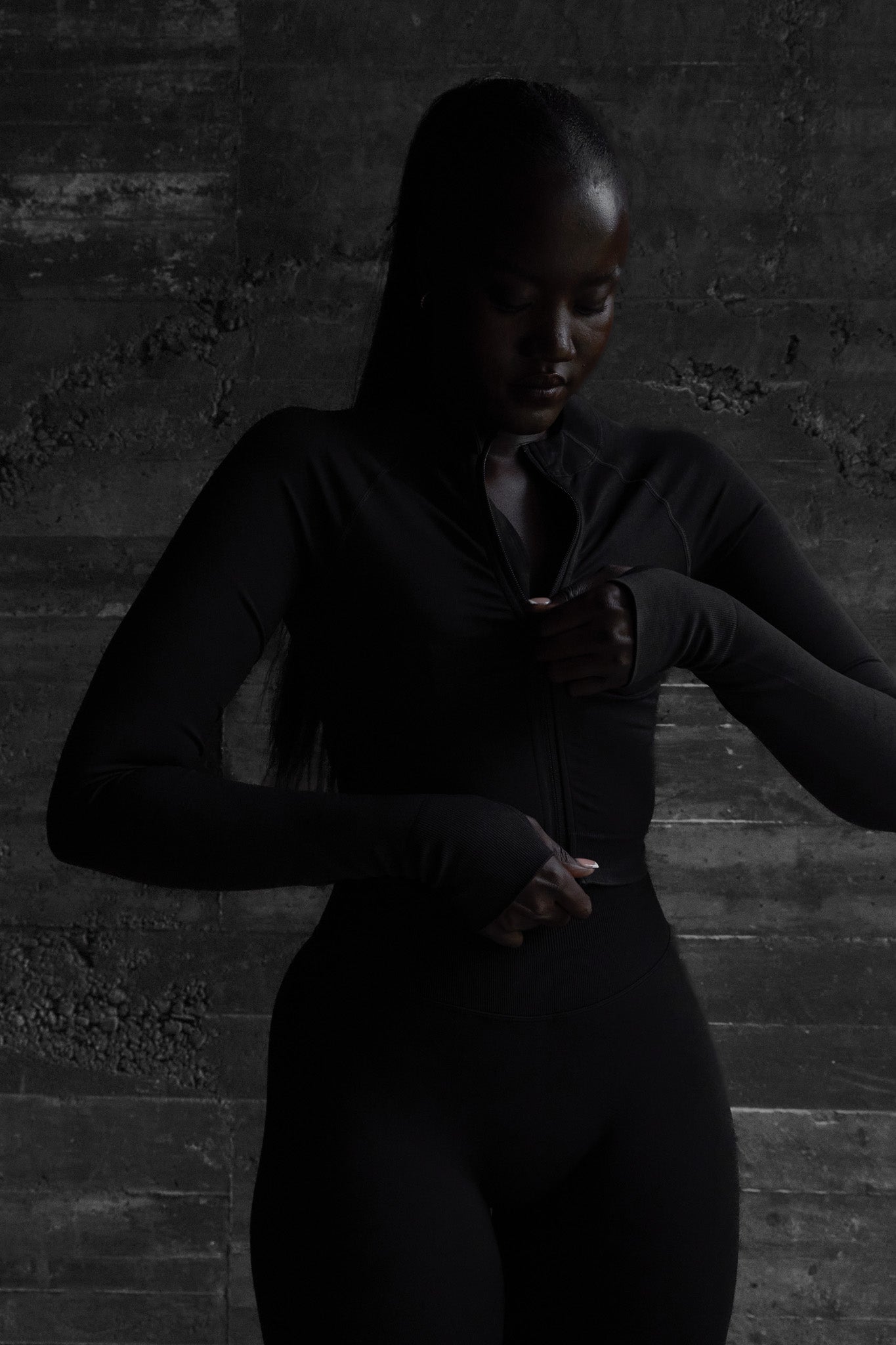 Lifting Crop Zip Jacket