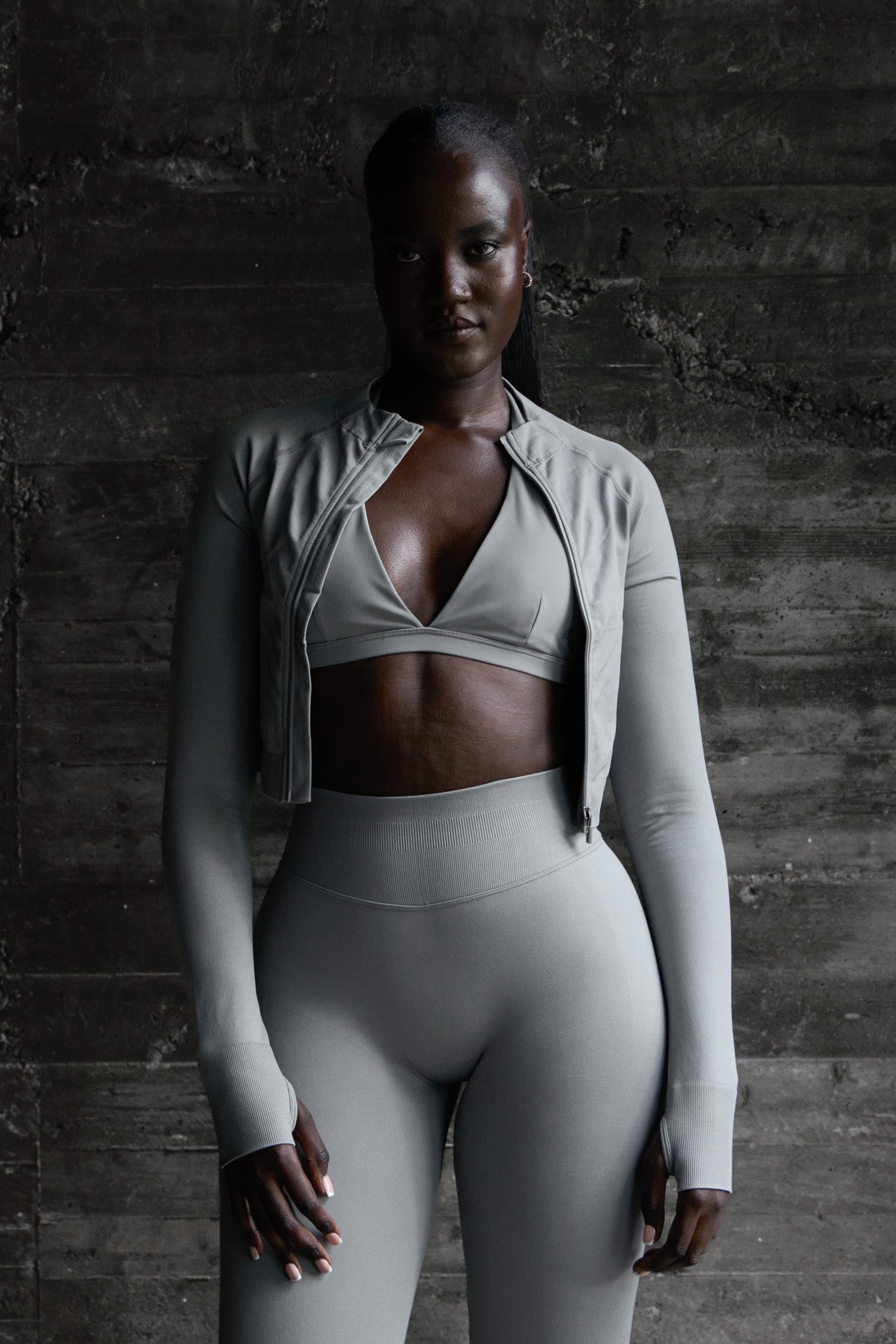 Lifting Crop Zip Jacket