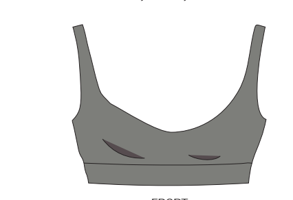 BASIC BRA GREY