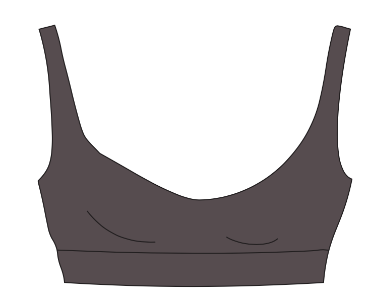 BASIC BRA BLACK